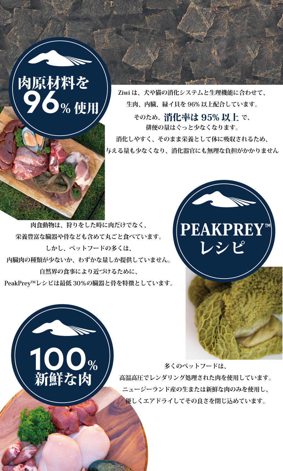 楽天市場】ジウィピーク ZIWI Peak エアドライドッグフード ビーフ