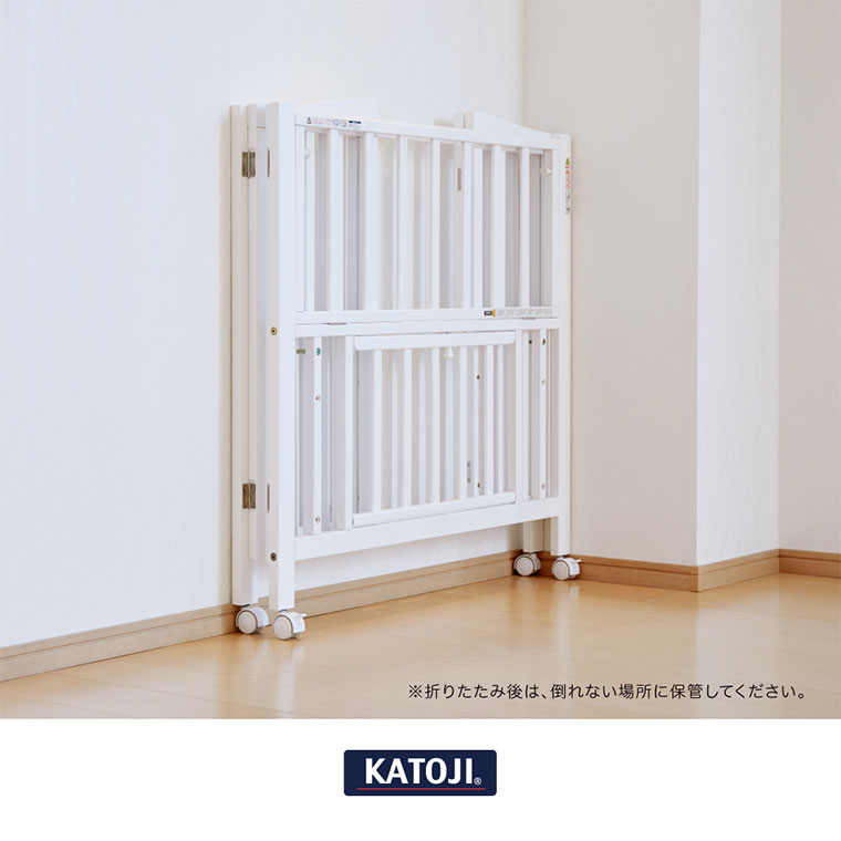 カトージ ミニベビーベッド 折りたたみ F（ホワイト）［PSC・SG合格品