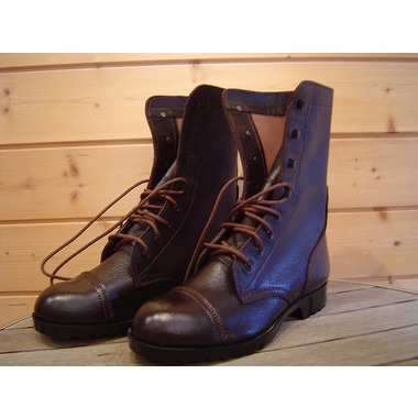 陸自仕様半長靴 茶（ミドリ安全製納） ミリタリーグッズ、自衛隊グッズ