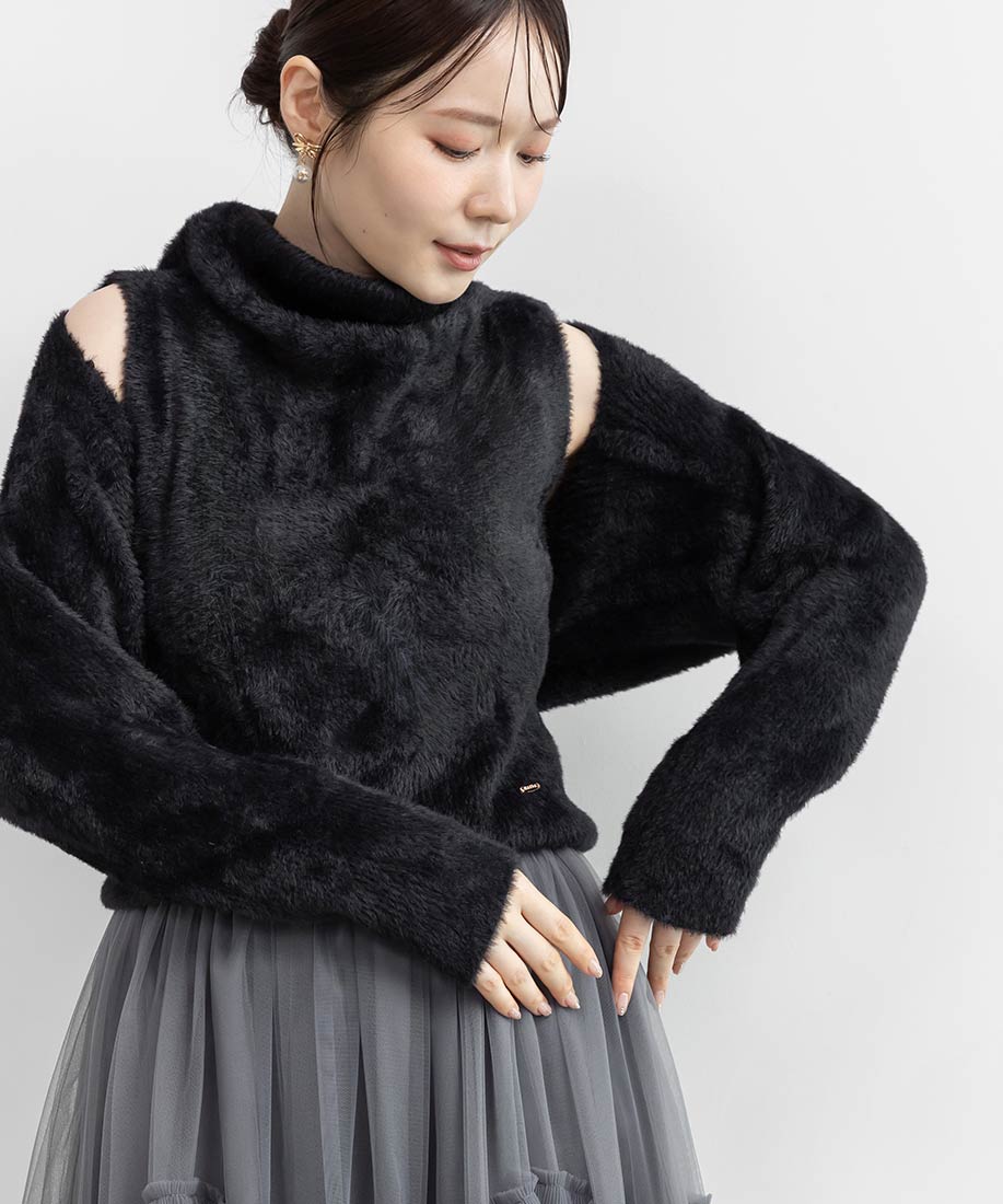 SALE】フェザーボレロニットカーディガンRANDA公式サイト