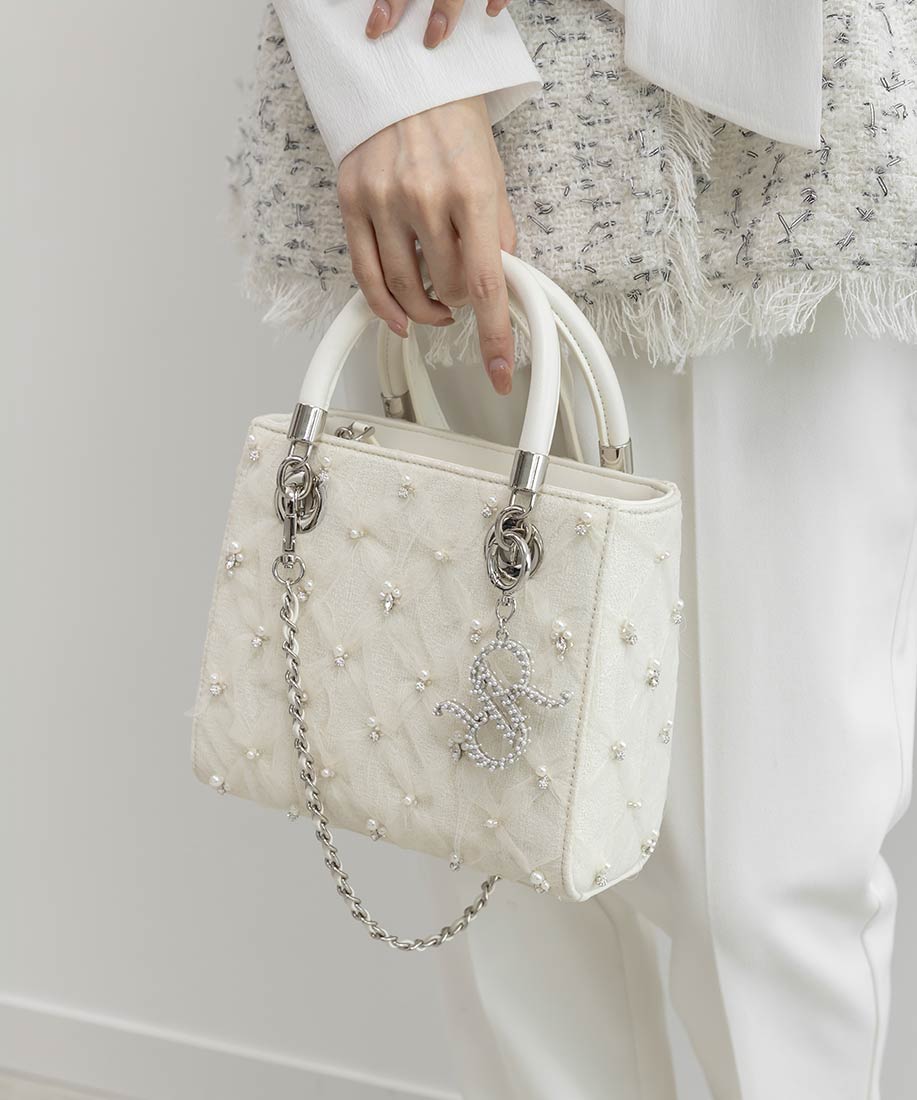 LUXURY ITEM】2WAY ビジューデザインハンドバッグRANDA公式サイト