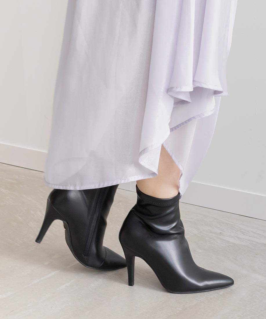 SALE】ポインテッドトゥストレッチブーツ｜RANDA公式サイト