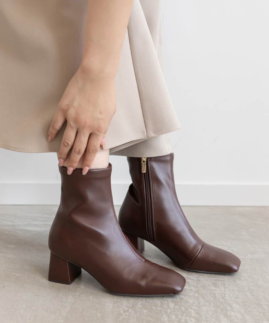 晴雨兼用 スクエアトゥチャンキーヒールブーツRANDA公式サイト