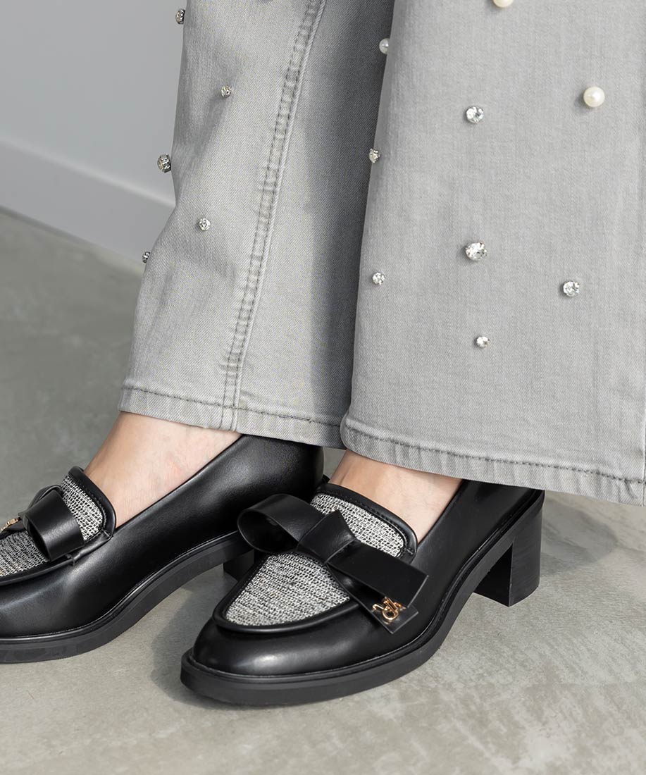 リボンデザインボリュームローファーRANDA公式サイト