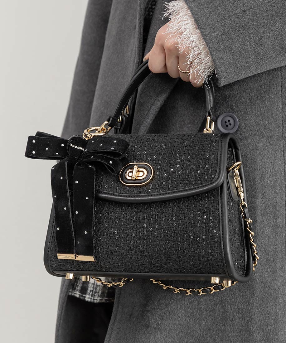 Holiday Collection】2WAY リボンチャームハンドバッグRANDA公式サイト