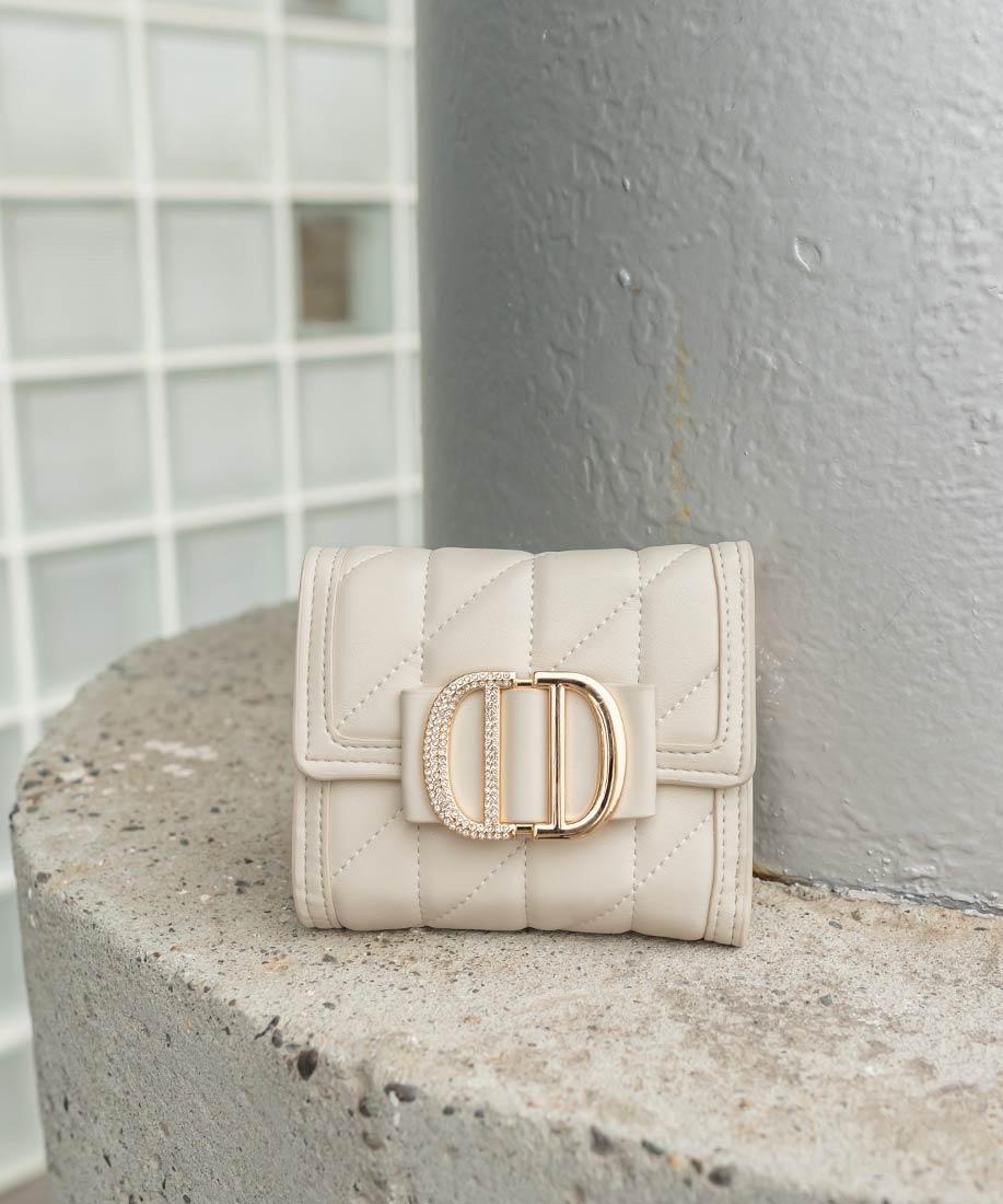 ビジューパーツキルティング三つ折りウォレットRANDA公式サイト