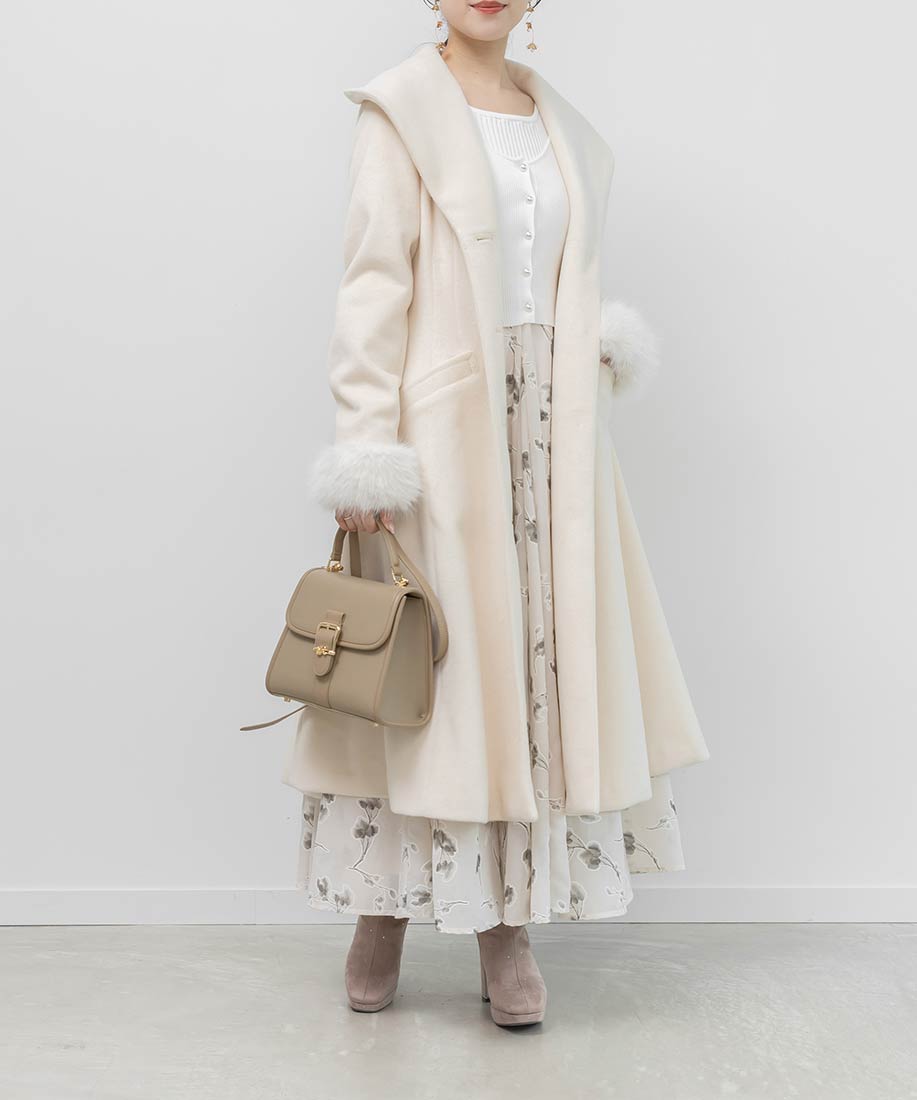 2WAY ショールカラーロングコートRANDA公式サイト