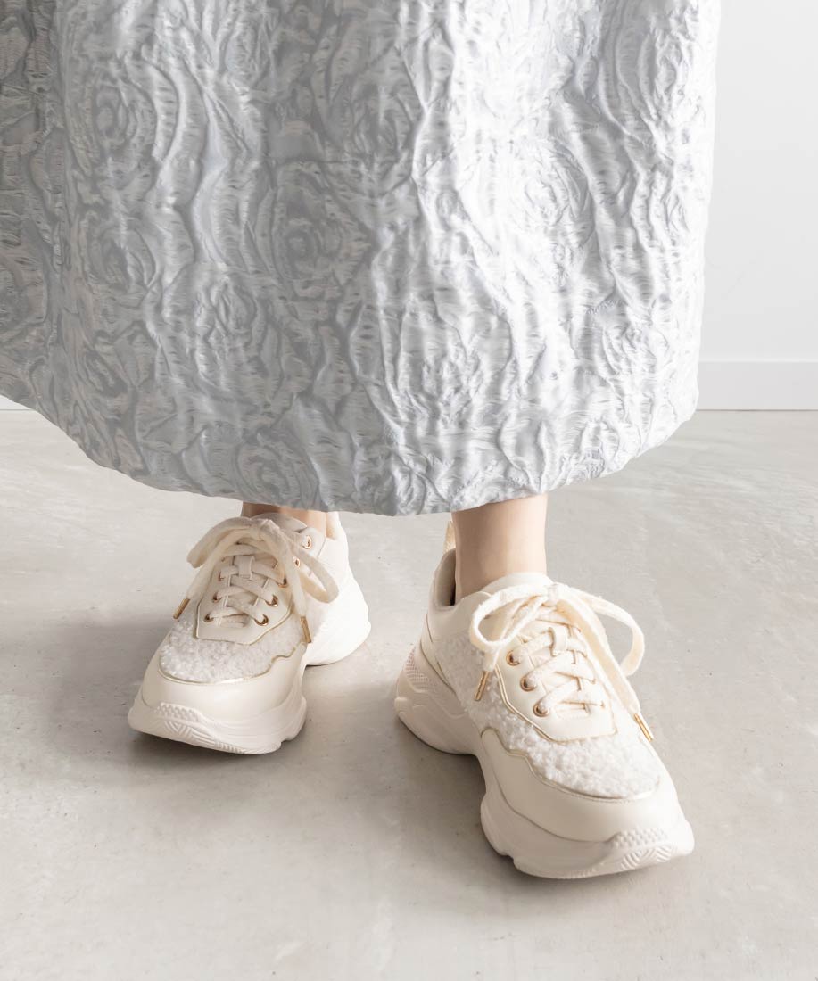 SALE】ボリュームソールボアスニーカーRANDA公式サイト