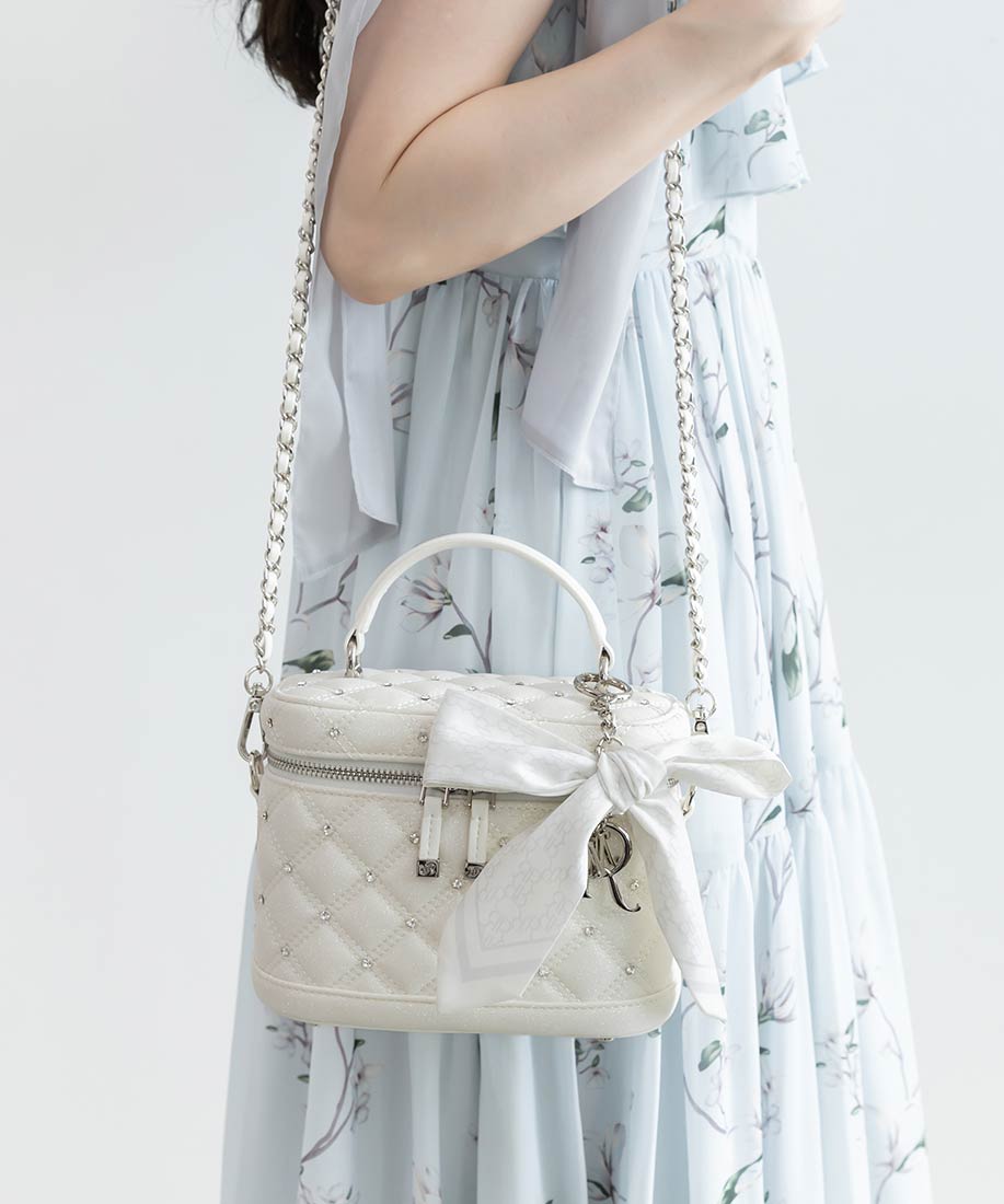 2WAY リボンチャームキルティングバニティバッグRANDA公式サイト