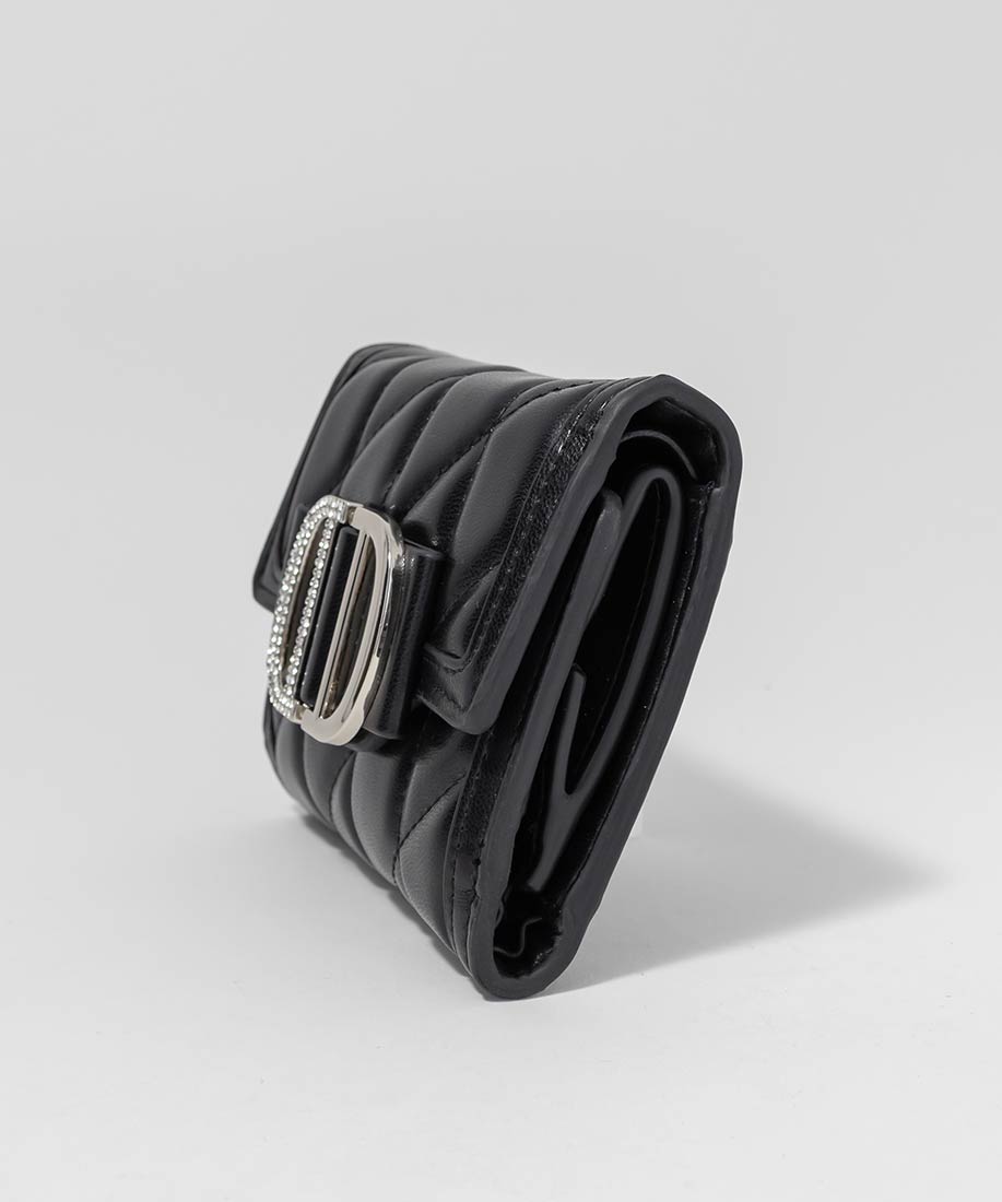 ビジューパーツキルティング三つ折りウォレットRANDA公式サイト