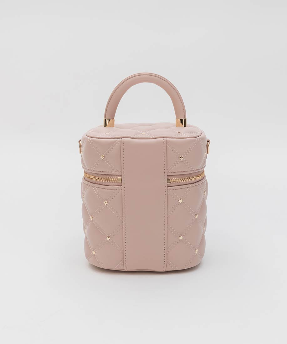 SALE】【HEART COLLECTION】ハートスタッズ2WAYキルティングバニティ