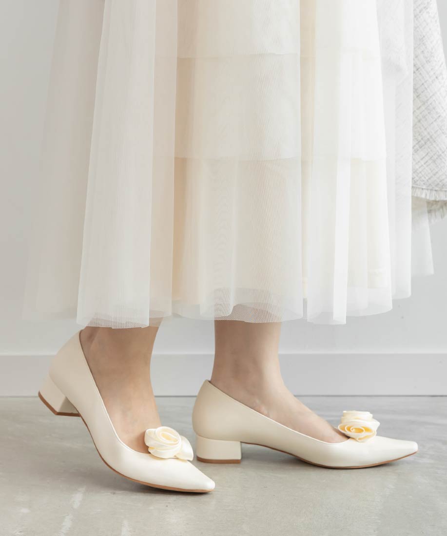 SALE】2WAY ローズモチーフフラットパンプスRANDA公式サイト