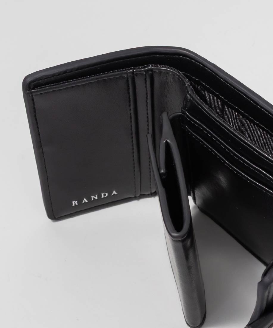 ビジューパーツキルティング三つ折りウォレットRANDA公式サイト