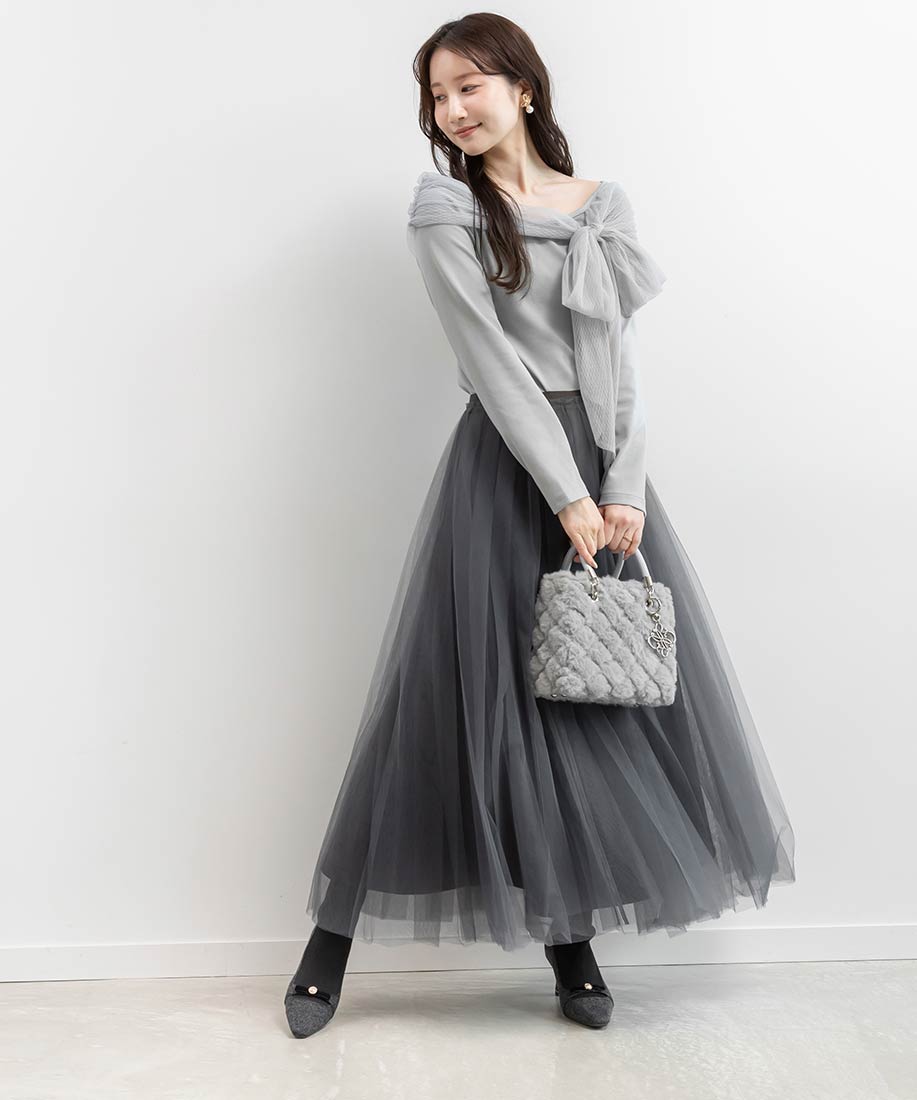 SALE】パールリボンニットドッキングブーツRANDA公式サイト