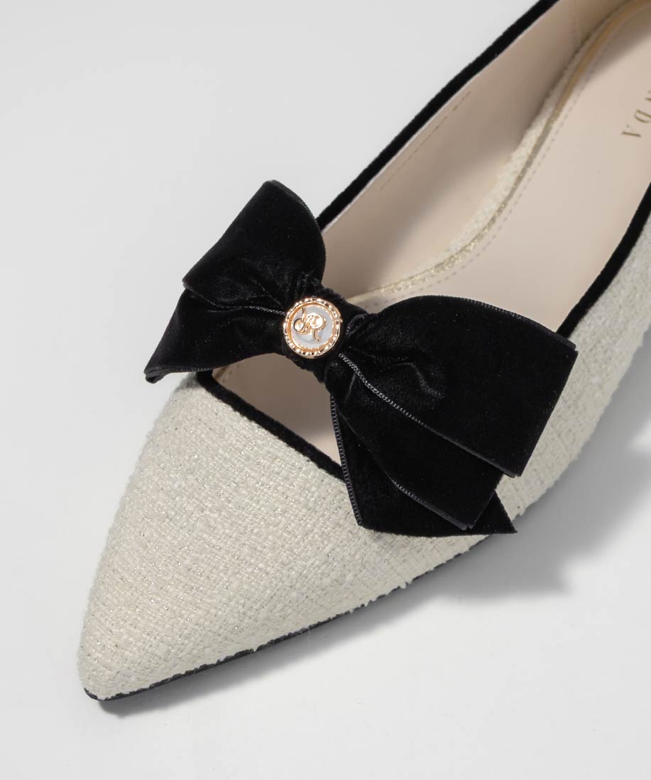 SALE】ベロアリボンクラシカルフラットパンプスRANDA公式サイト