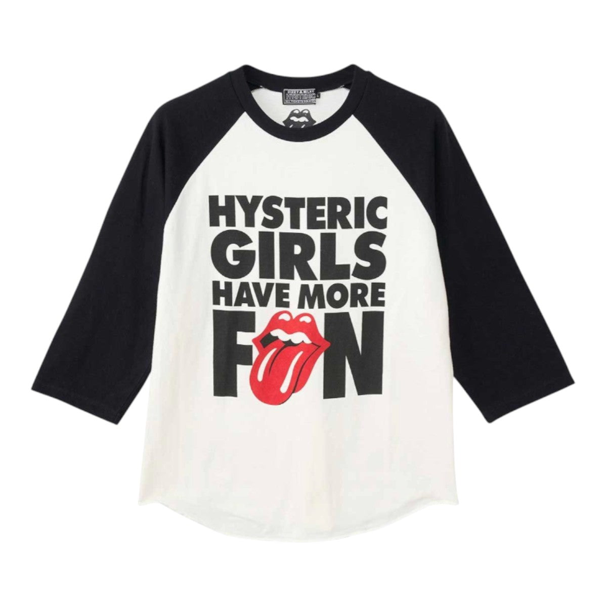 HYSTERIC GLAMOUR]THE ROLLING STONES/HAVE MORE FUN 七分袖Tシャツ