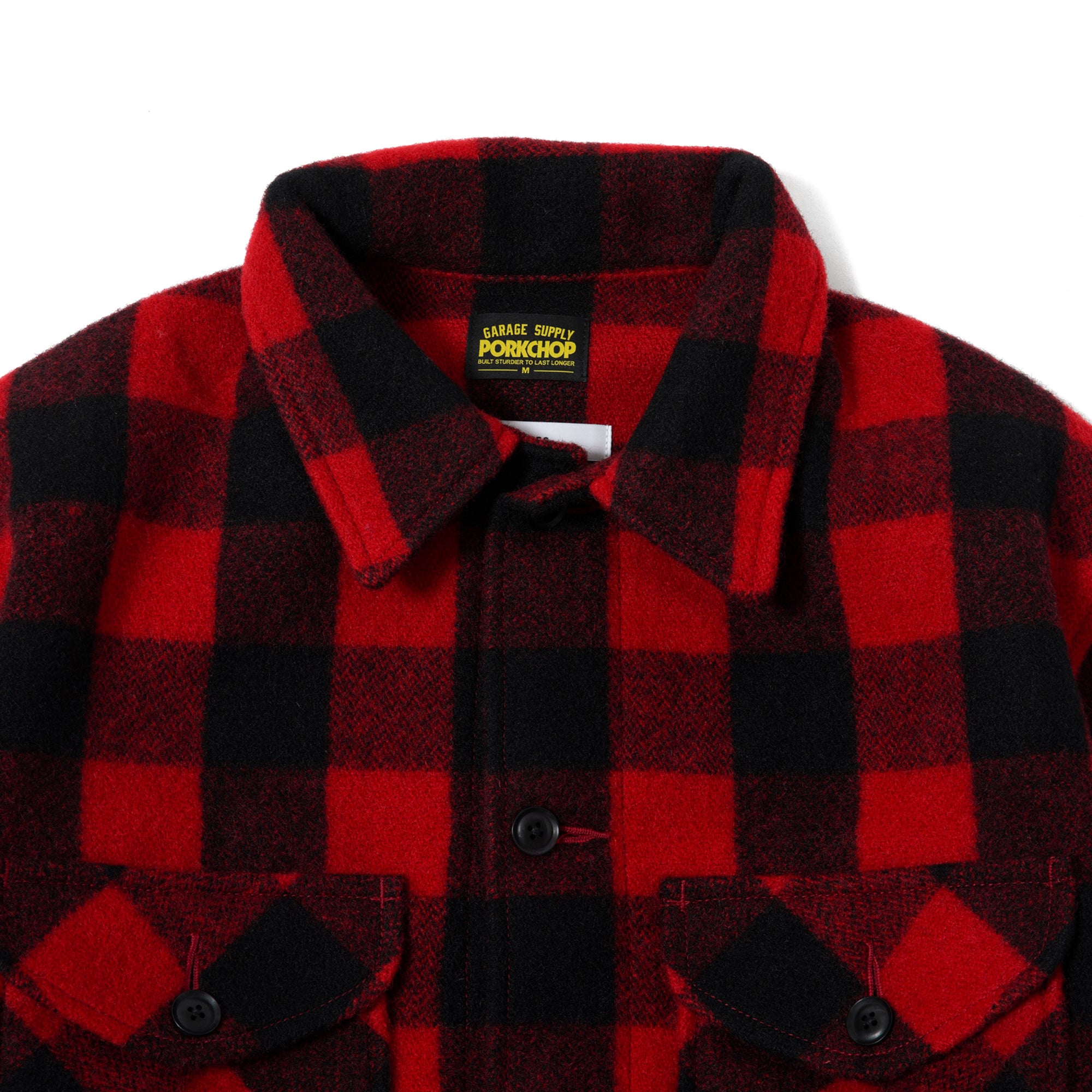 MASSES]PORKCHOP×MASSES WOOL JACKET P/RED/BLACK – R&Co.