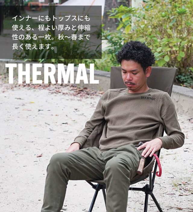 送料無料＞ DUCKNOT サーマル ロンT