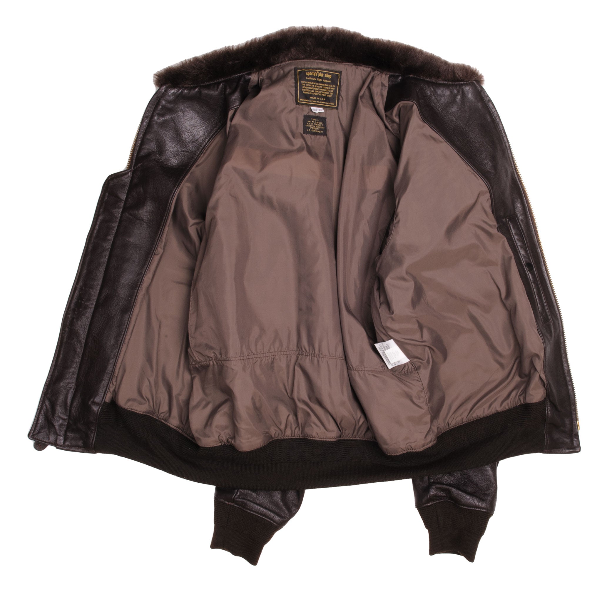 USN 米海軍 レザージャケット フライヤーズ タイプ G-1 G1 1976 サイズ