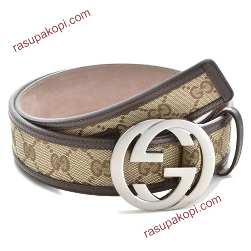 グッチ/GUCCI ベルト メンズ GGキャンバス メンズベルト ベージュ