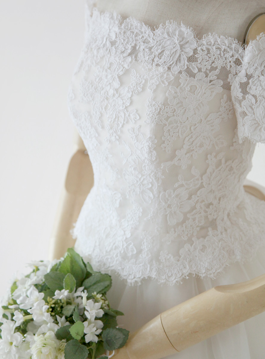 ローブ・ドゥ・マリエ セツコ アオキ | Dresses | 袖付きドレス | S005