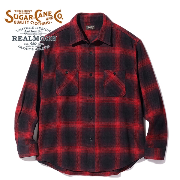 SUGAR CANE ネルシャツ No.SC29176 