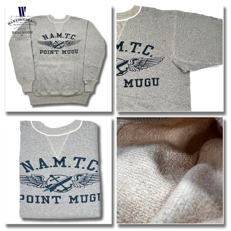 美品 ウエアハウス N.A.M.T.C. POINT MUGUスウェット44 WAREHOUSE