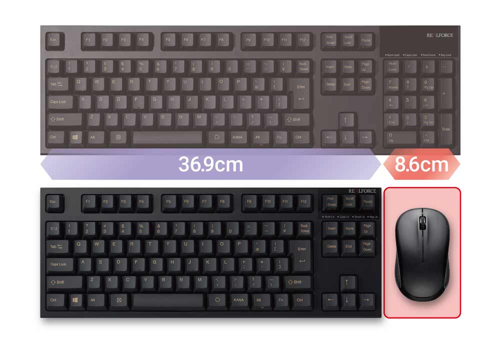 製品 : REALFORCE TKL SA / R2TLSA-JP3-BK | REALFORCE | 日本製