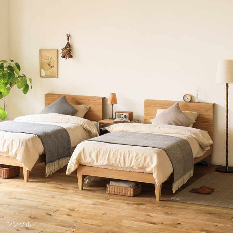 木製ベッド folk／NA ｜家具・インテリア通販 Re:CENO(リセノ)