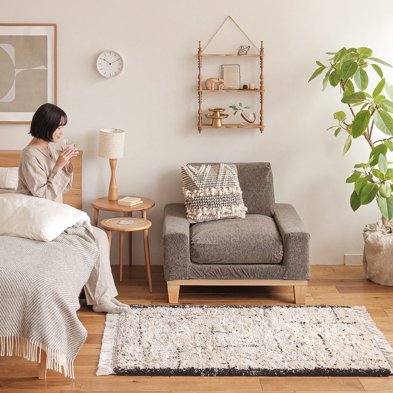 ラグマット BIANCA LINE-DOT 四角形タイプ ｜家具・インテリア通販 Re