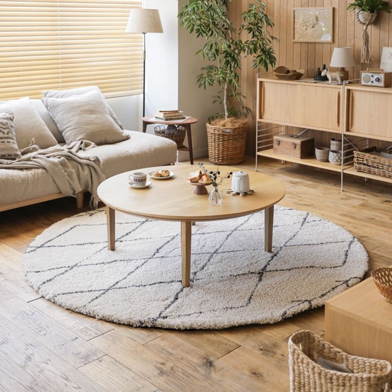 こたつテーブル FAM／NA 円形 直径110cmタイプ ｜家具・インテリア通販