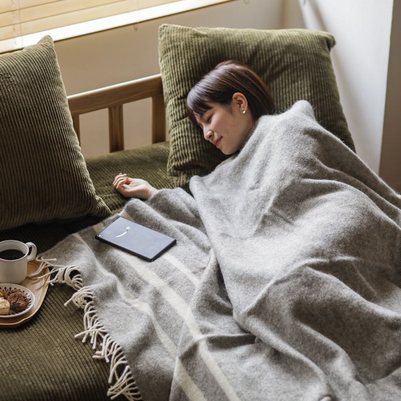 ウールブランケット Silkeborg ダナーヤ ボーダー ｜家具・インテリア