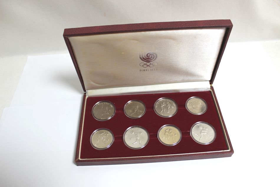 半田店 希少 中古 ソウル オリンピック 記念硬貨セット SEOUL 1988年