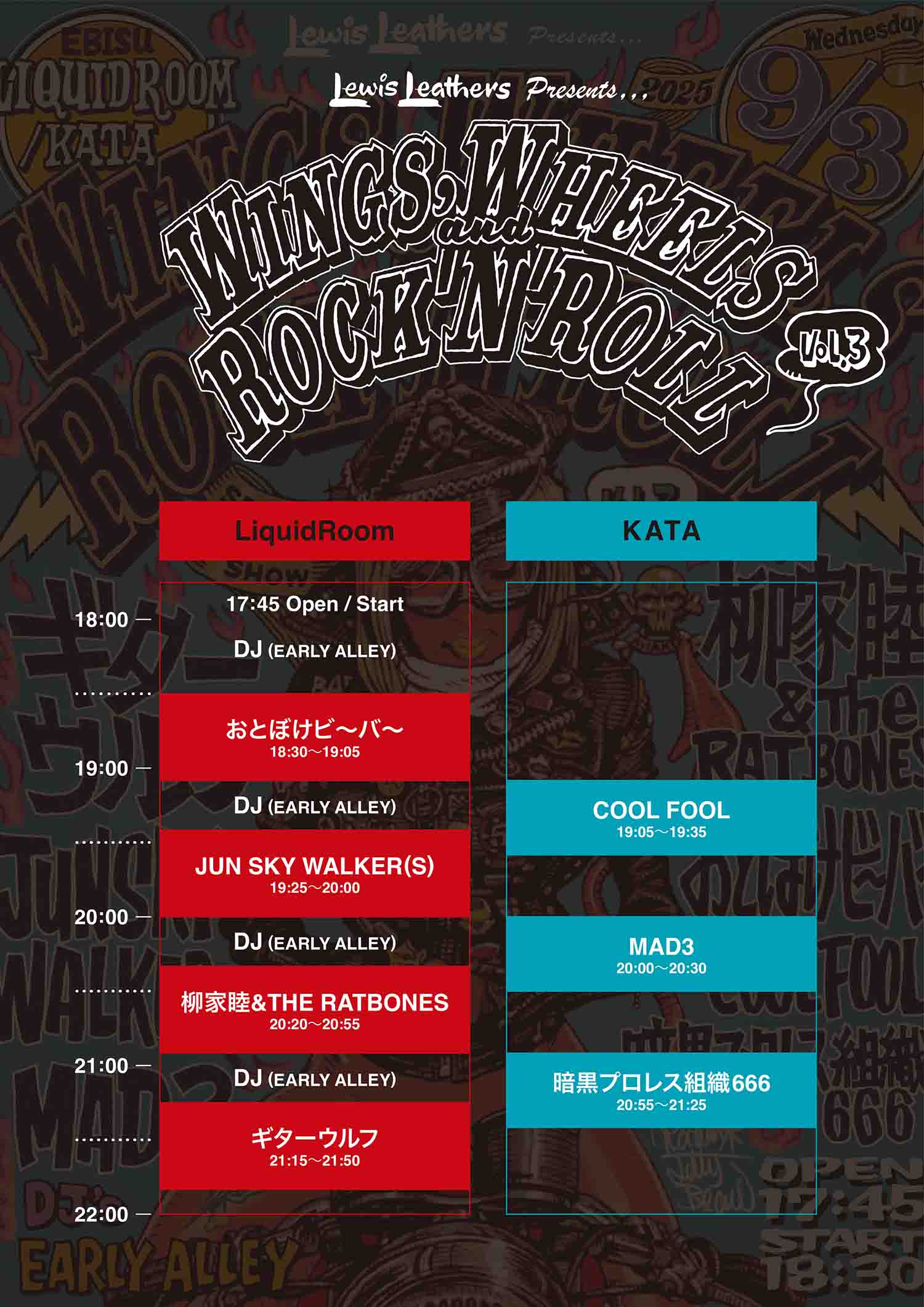 Lewis Leathers presents Wings, Wheels and Rock'n'Roll vol.3