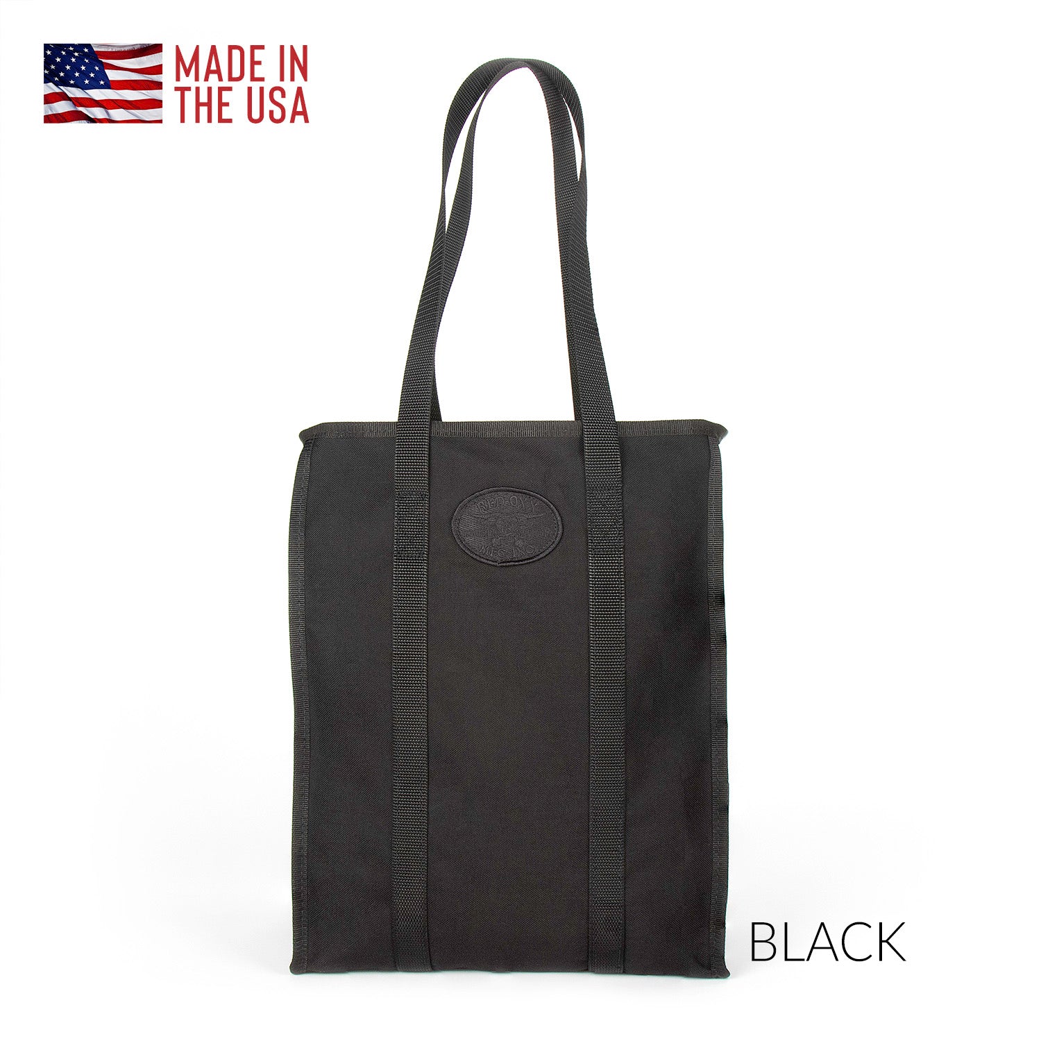 Heavy Duty Ballistic Nylon Farmer's Market Tote Bag - Red Oxx
