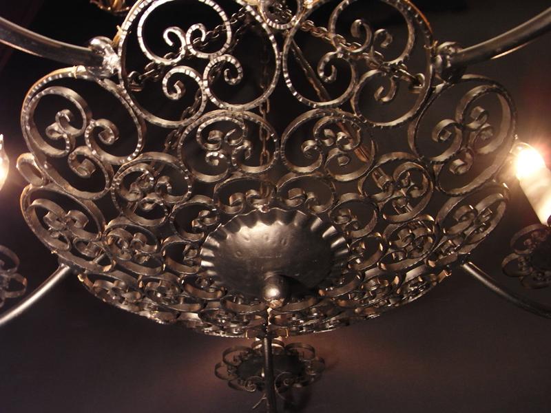 ゴシック黒シャンデリア（ブラックシャンデリア）インテリア照明 LCH 1063