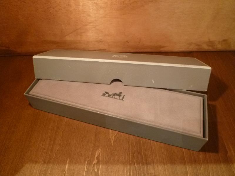 ビンテージHERMES時計ケース、ヴィンテージエルメスディスプレイケース