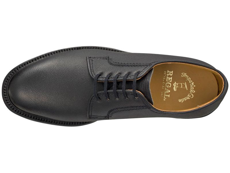 REGAL プレーントウ 革底 幅広EEE 大きいサイズ（2236NAEB） | 靴の