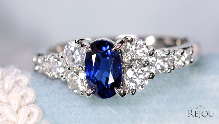 ロイヤルブルーサファイア 1.0ct ダイヤモンド 0.7ct プラチナ リング