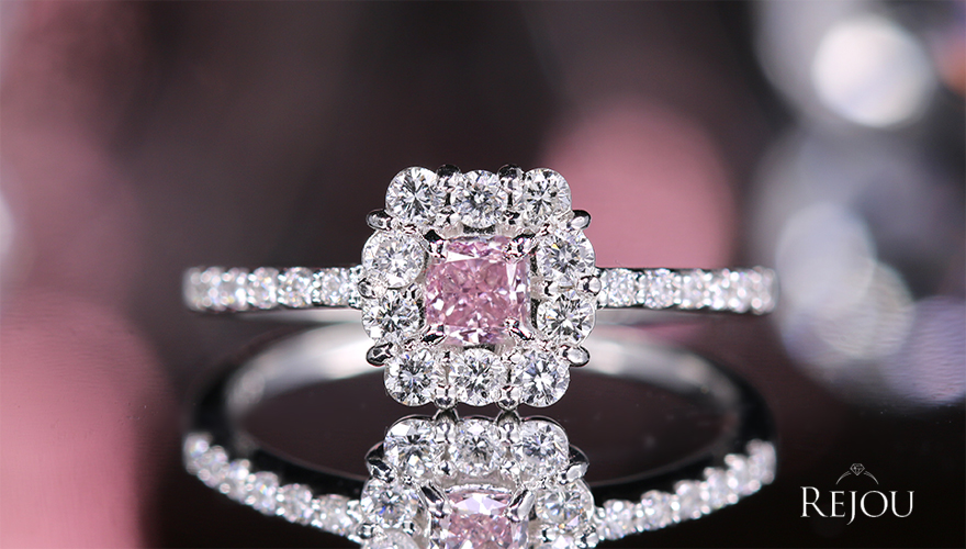 ピンクダイヤモンド 0.187ct/FPP/SI2 ダイヤモンド 0.35ct プラチナ