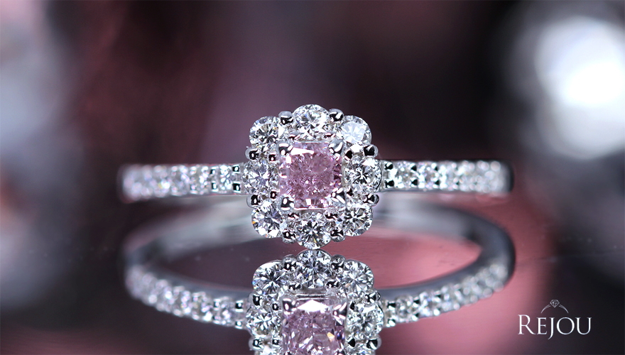 ピンクダイヤモンド 0.203ct/FPP/I1 ダイヤモンド 0.31ct プラチナ