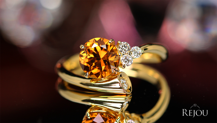 第348回抽選販売＞ゴールデンジルコン 約1.7ct ダイヤモンド イエロー