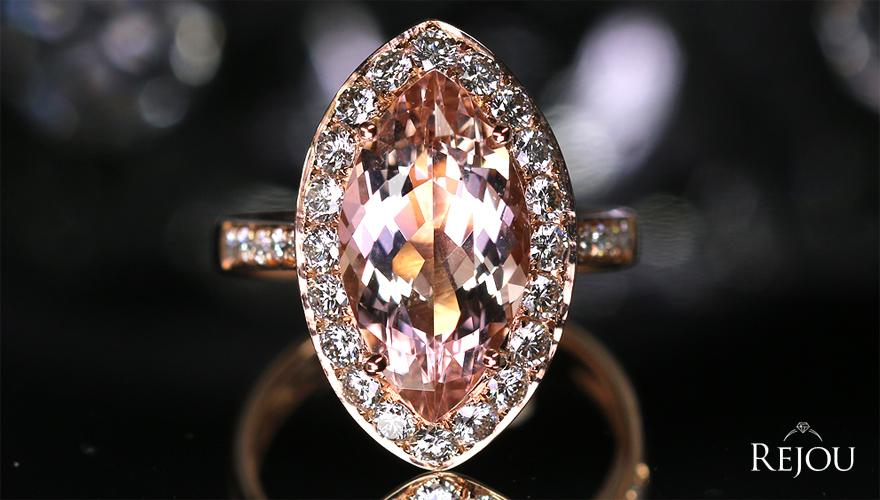 第471回抽選販売＞モルガナイト 3.8ct ダイヤモンド 約1ct ピンク