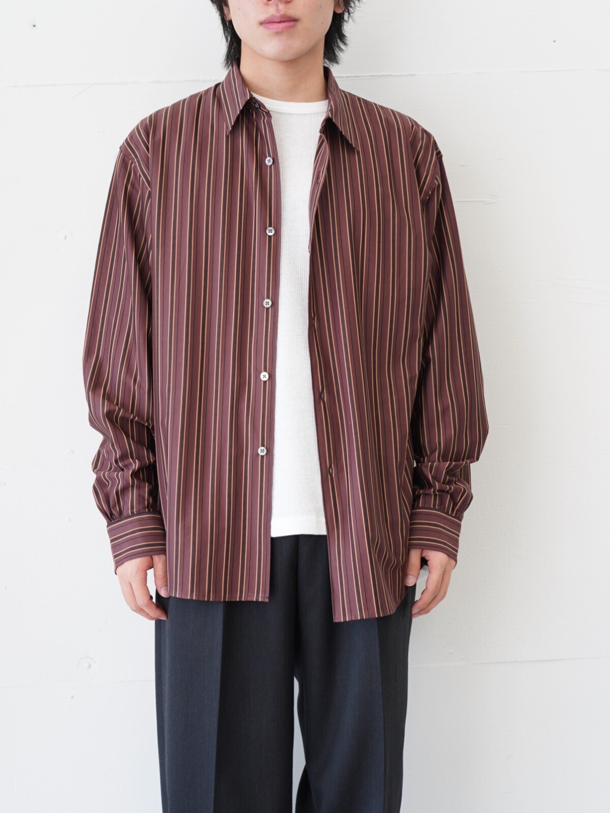 46G モデスト ストライプシャツ - カネマサフィル レディース & メンズ