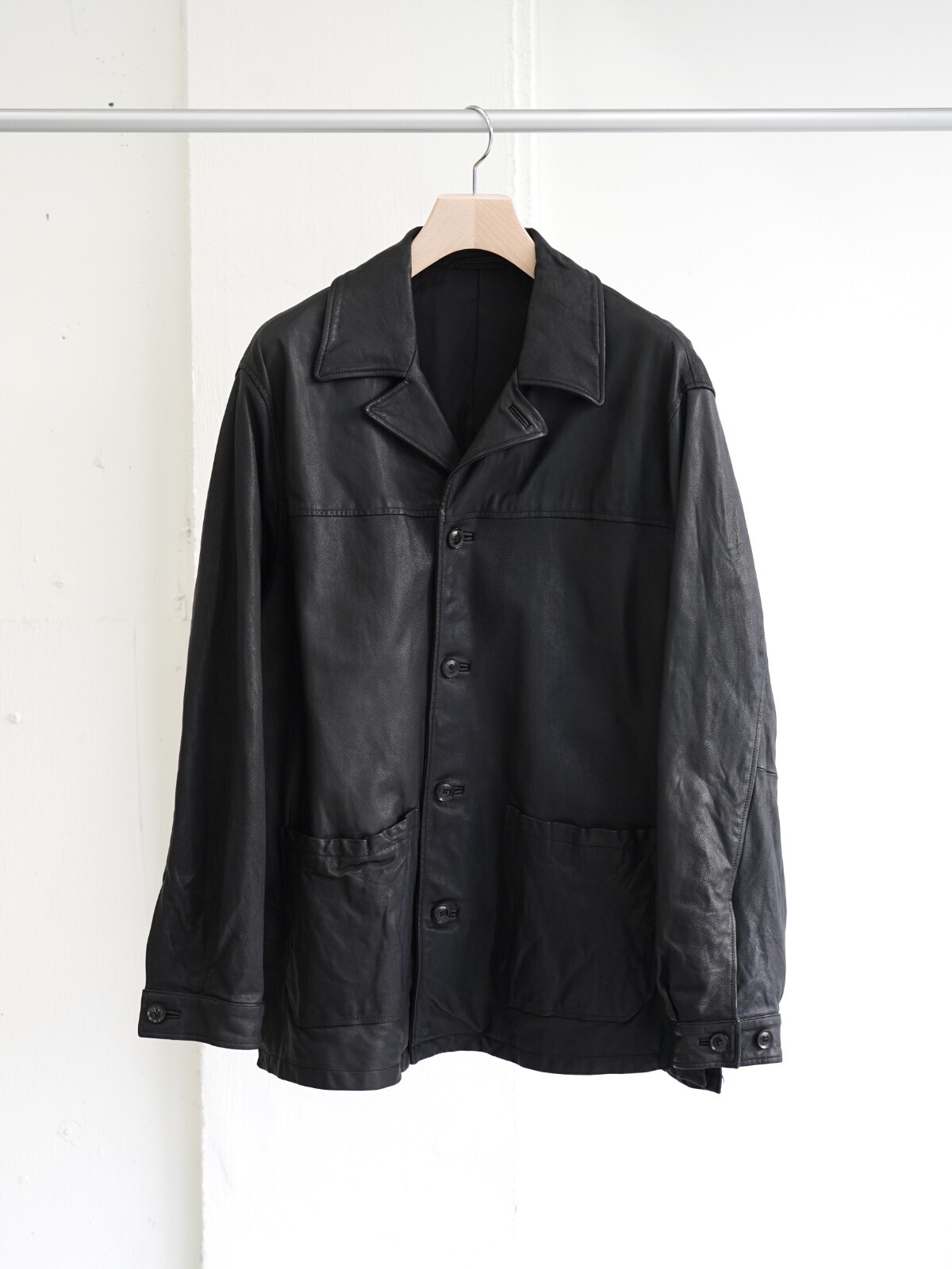 GOAT LEATHER CAR COAT - YOKE MENS｜Official Online Shop - REROPE