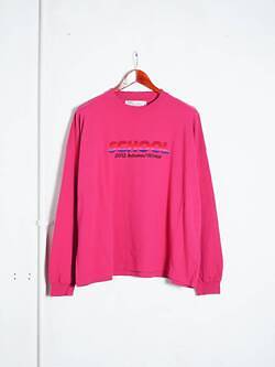 SCHOOL”刺繍 ヴィンテージロングTシャツ - ダイリク レディース