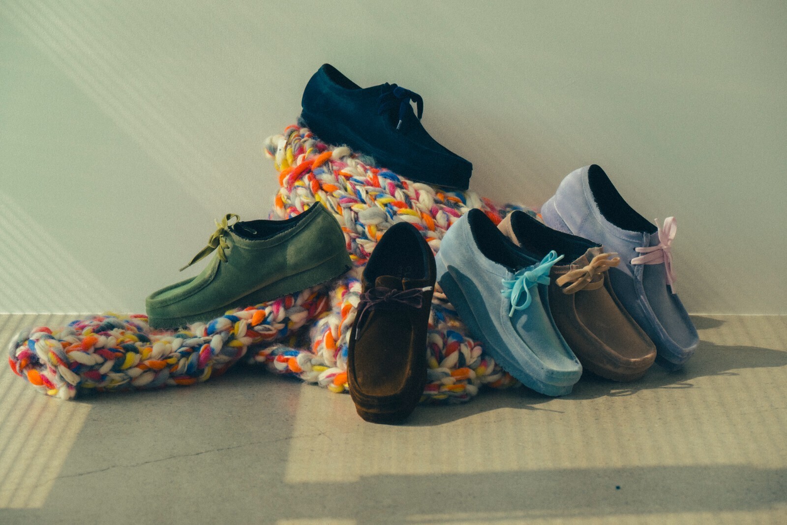 SBS*CLARKS ORIGINAL】PIGMENT SPRAYING SHOES‐Wallabee‐ - SEVEN BY