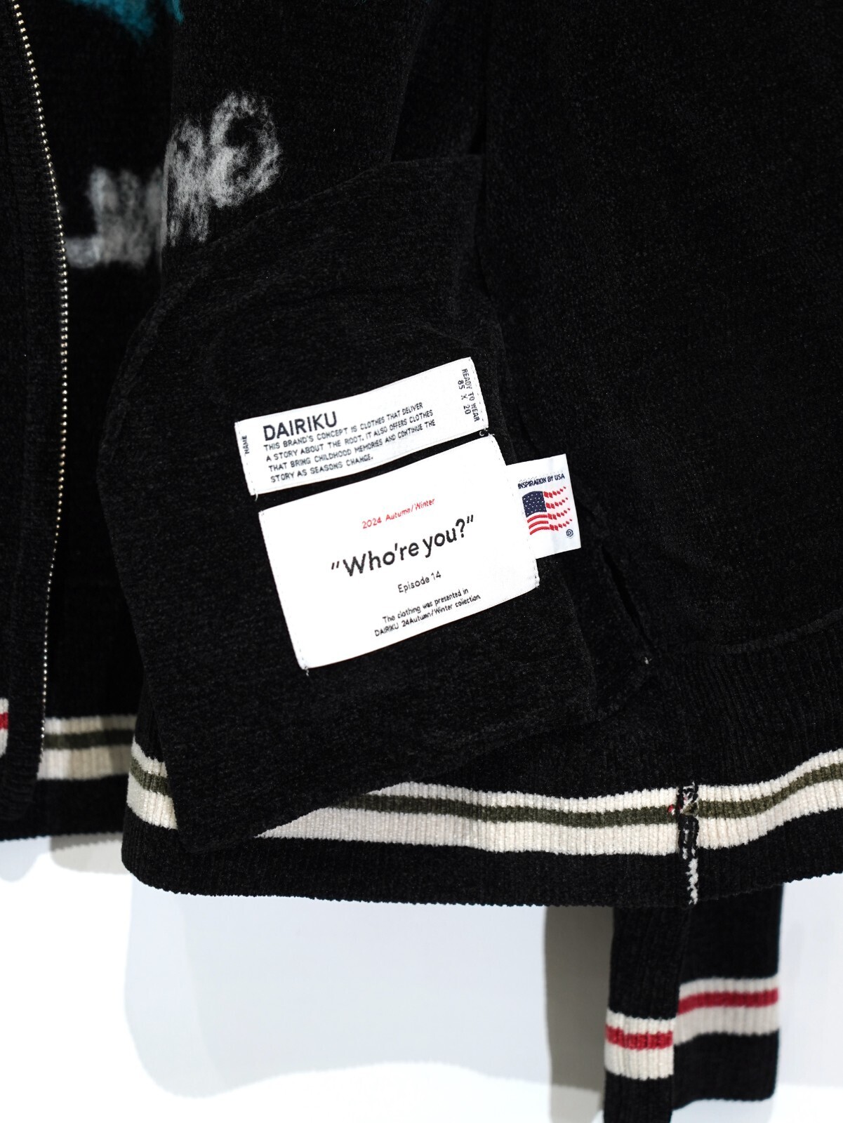 Needle Punch Reversible Ska Knit - DAIRIKU MENS｜Official Online