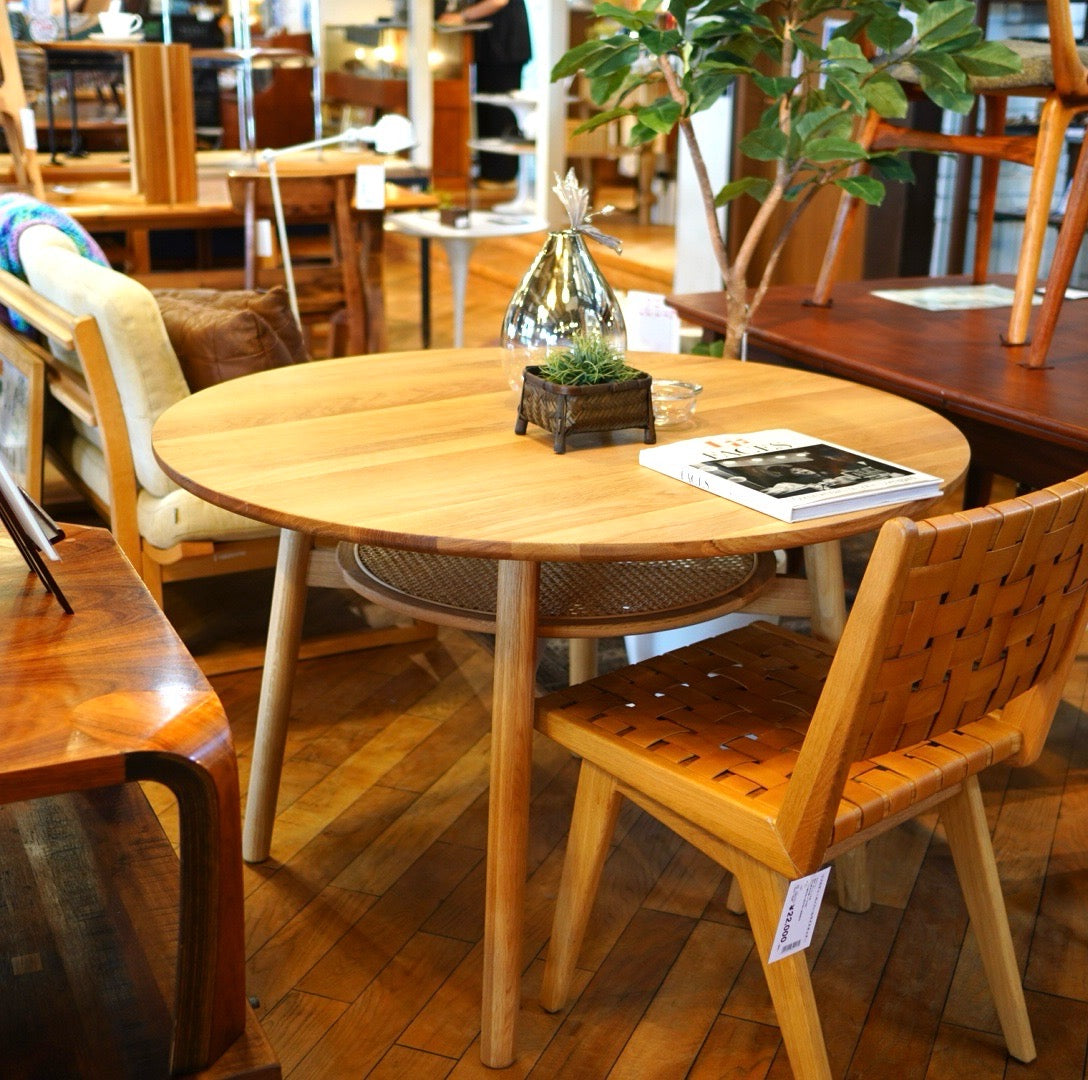 ウニコ / unico ソルク / SOLK ラウンドダイニングテーブル Φ1100 未