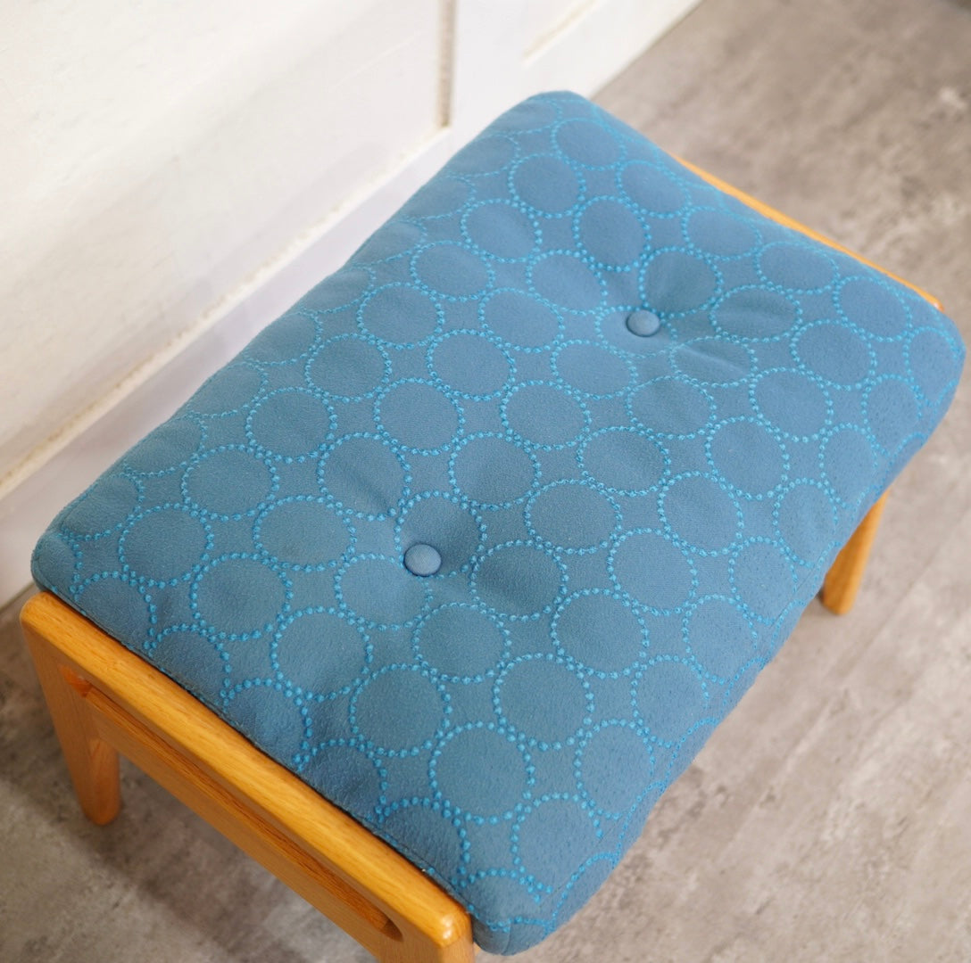 マルニ60 × ミナペルホネン オットマン オークフレーム / タンバリン 中古